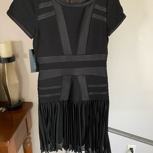 Marciano pleated dress black small